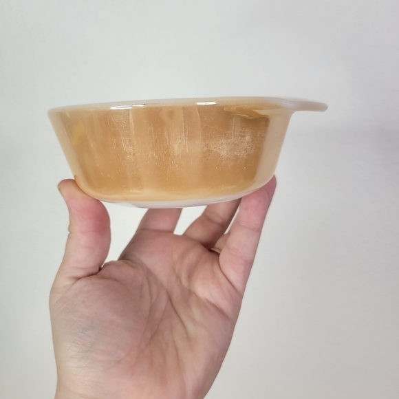 Vintage Peach Luster Anchor Hocking Fire King 12oz Ovenware - Picture 2 of 8